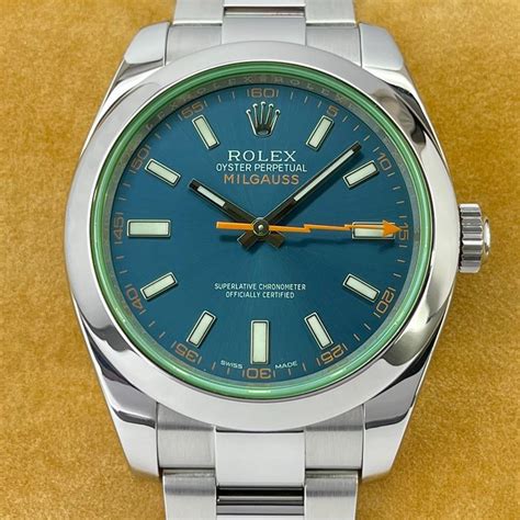 rolex milgauss usato a milano|rolex milgauss blue.